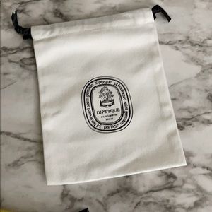 Diptyque White Pouch Bag (small)